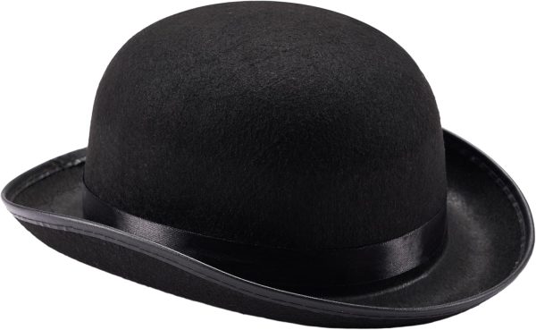 Bowler Hat for men, Top Derby Hats Victorian Accessory Halloween Costume Accessories for Adults Halloween Cosplay Party - Image 2