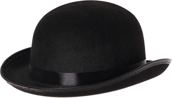 Bowler Hat for men, Top Derby Hats Victorian Accessory Halloween Costume Accessories for Adults Halloween Cosplay Party